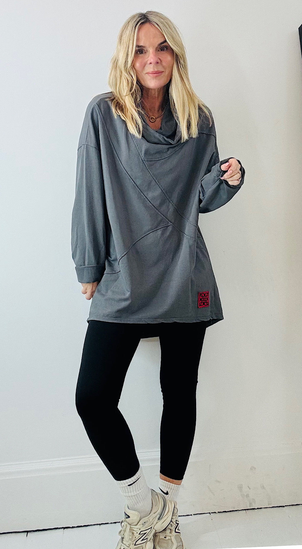 Basic sloppy sweatshirt grey