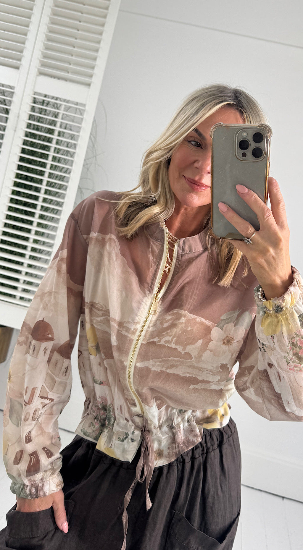 Santoroni bomber mocha