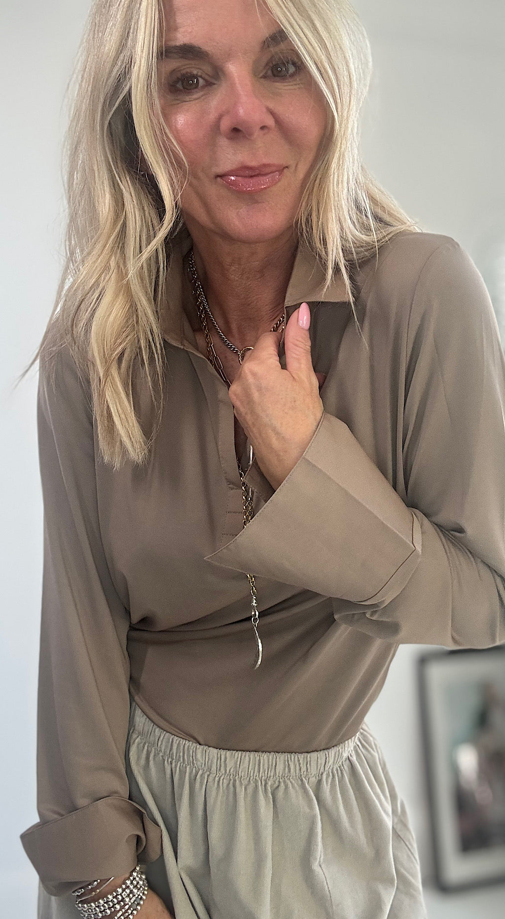 Layering Shirt - mocha