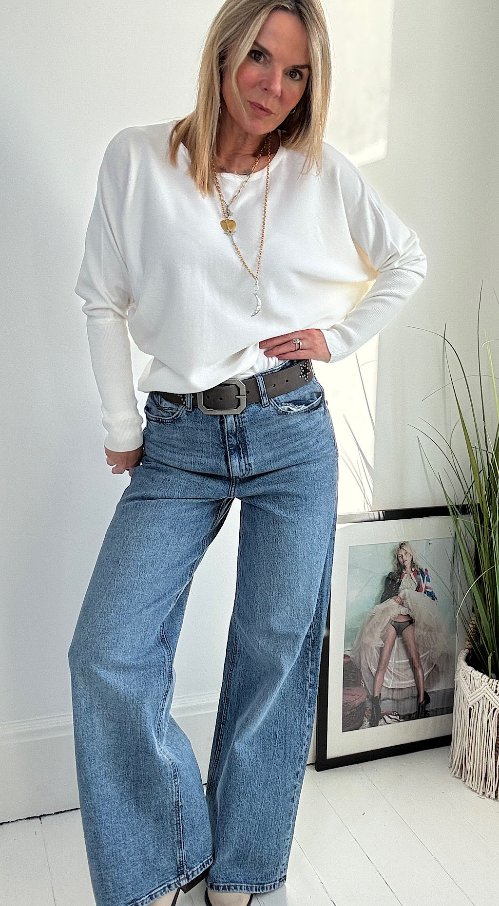 Kyra Wide Leg Jean