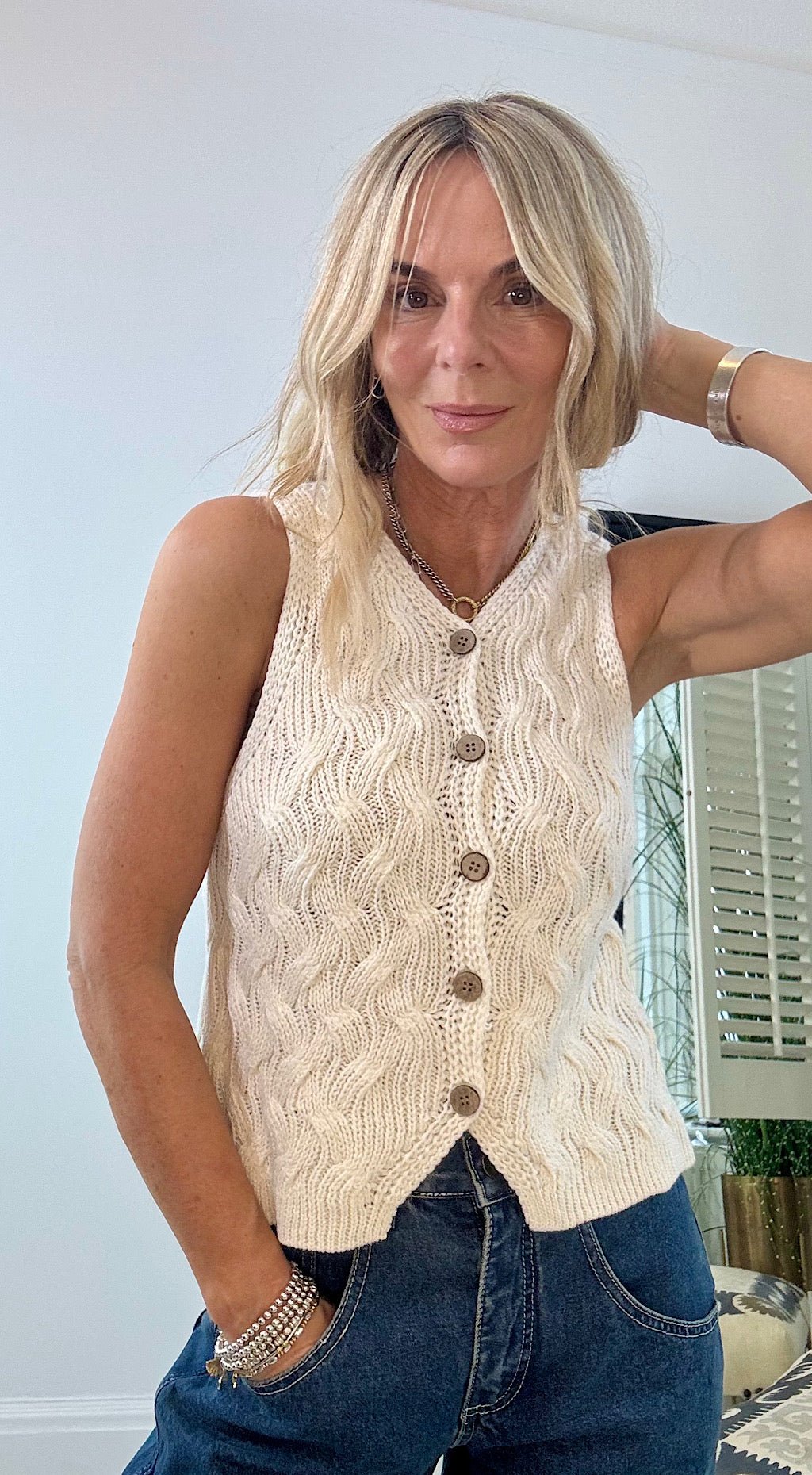 Crochet waistcoat