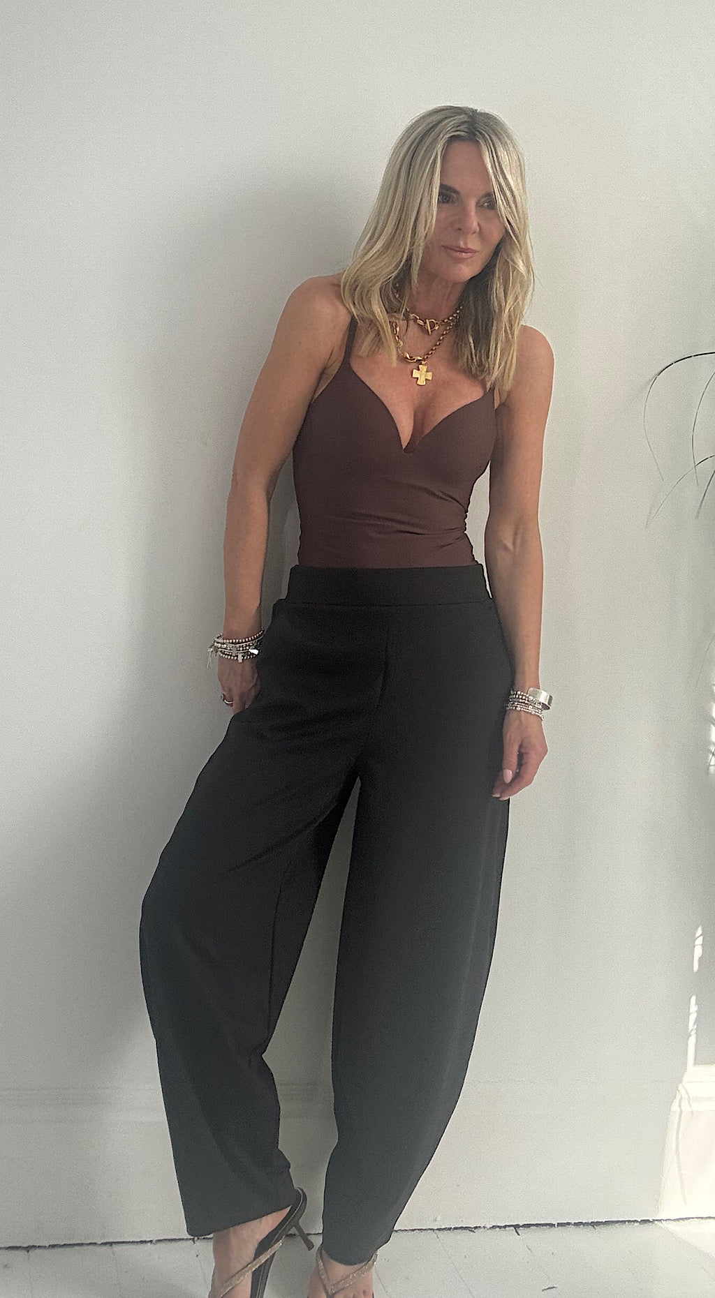 Kate Barrel Pant Black