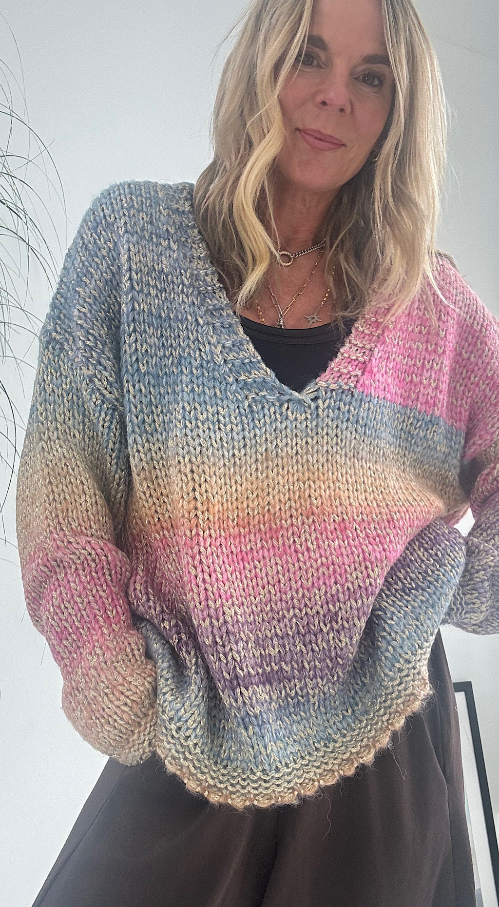 Golden Rainbow Knit