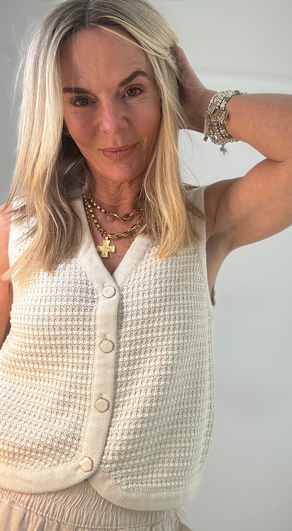 Danish knitted waistcoat