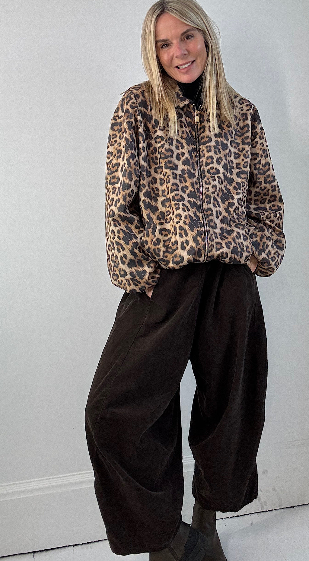 Cord Cocoon Pant Brown