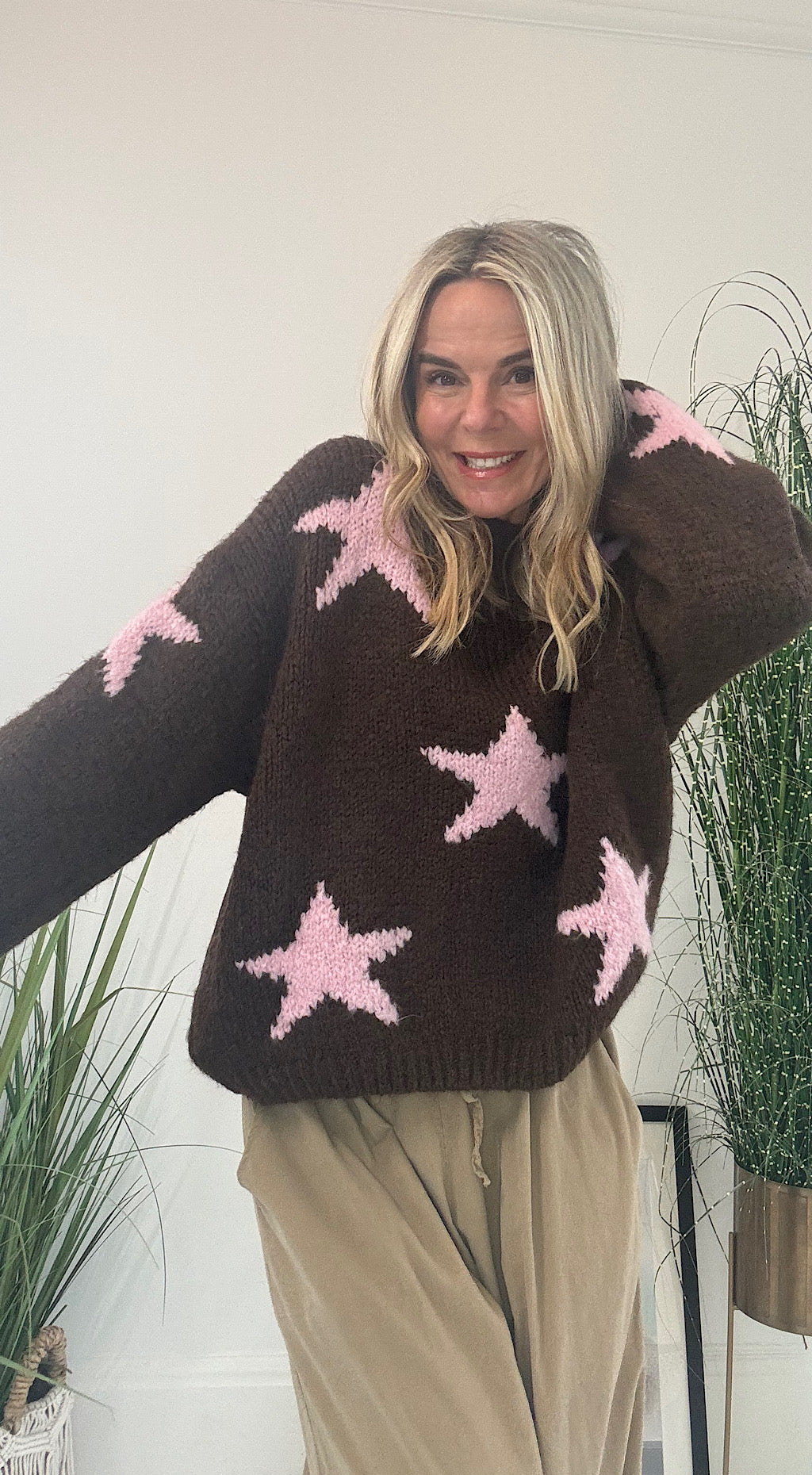 Star Knit - chocolate