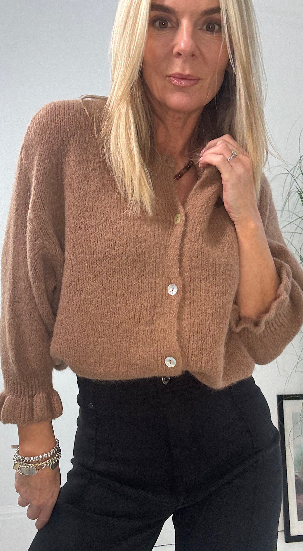 Marta Cardigan - Camel