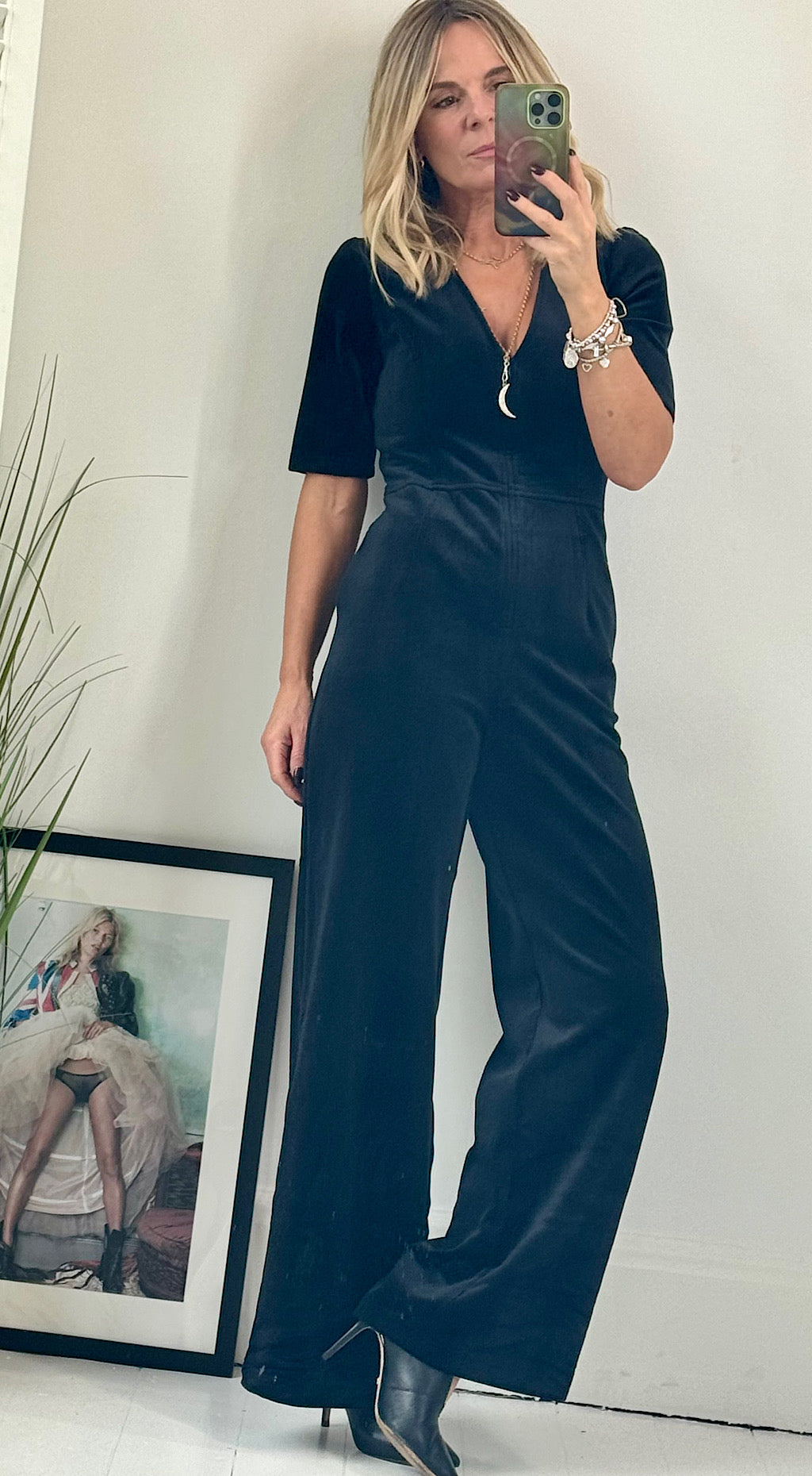 Corrie Bratter Clan Jumpsuit in charcoal