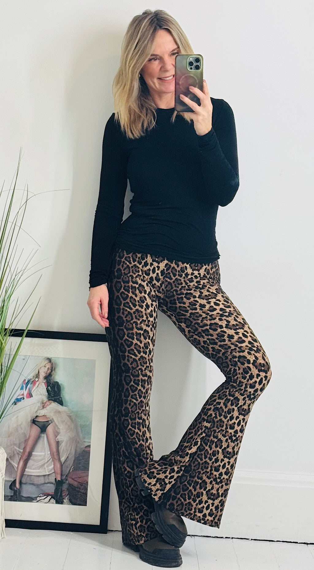 Leopard Flare Legging