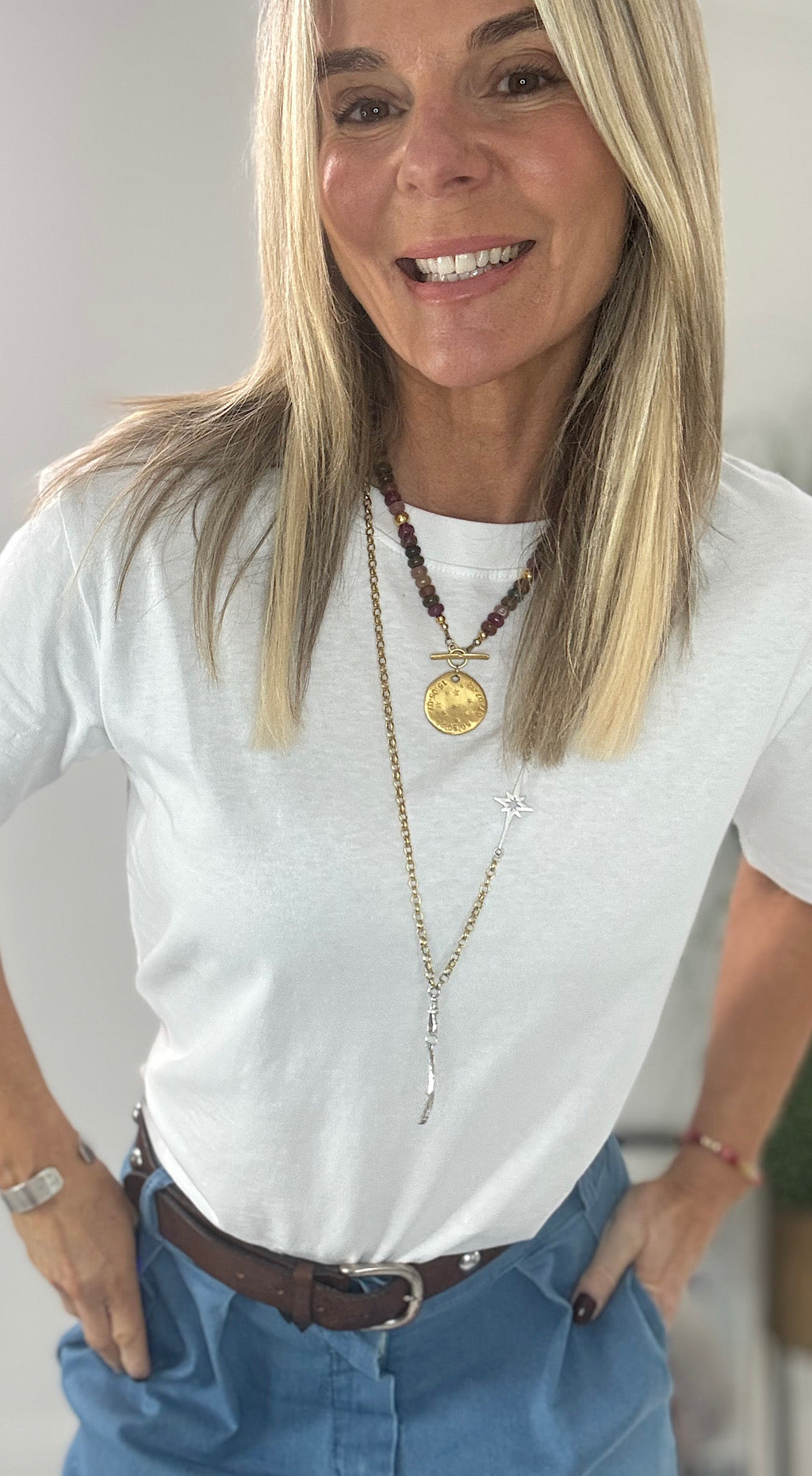 Rollo Crew Neck Tee - white