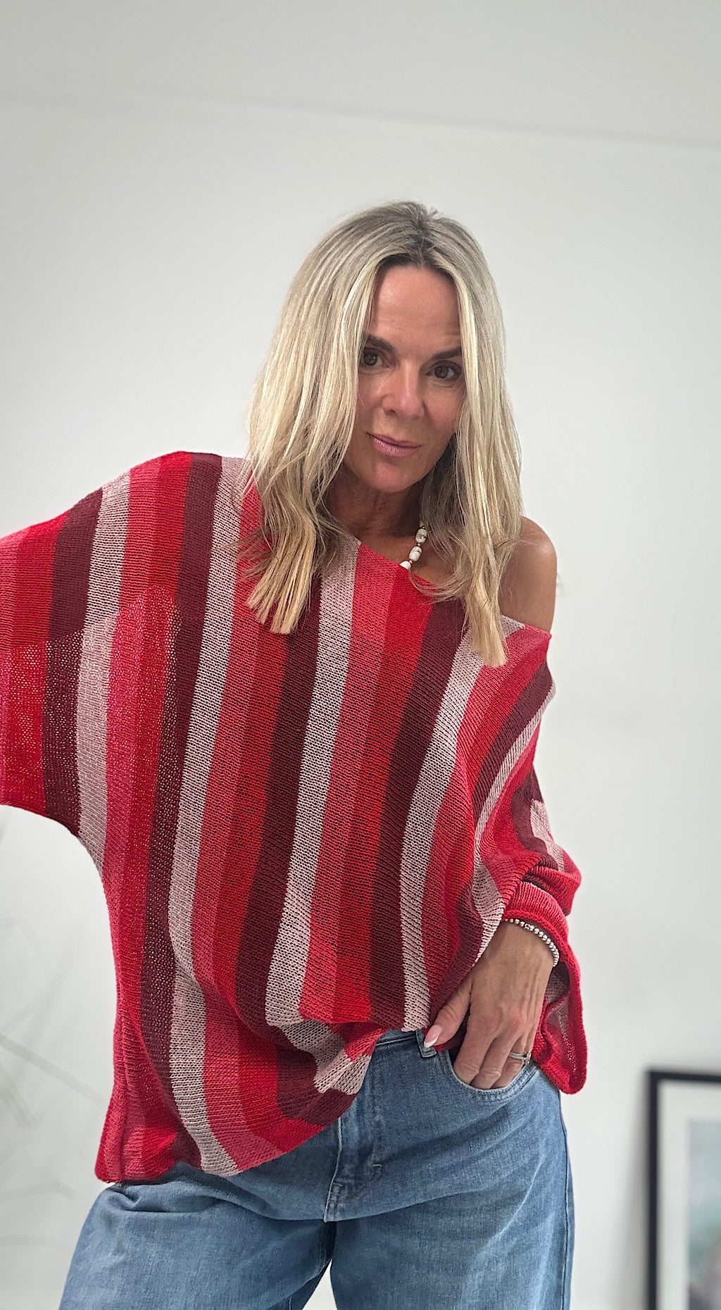 Stripe summer knit