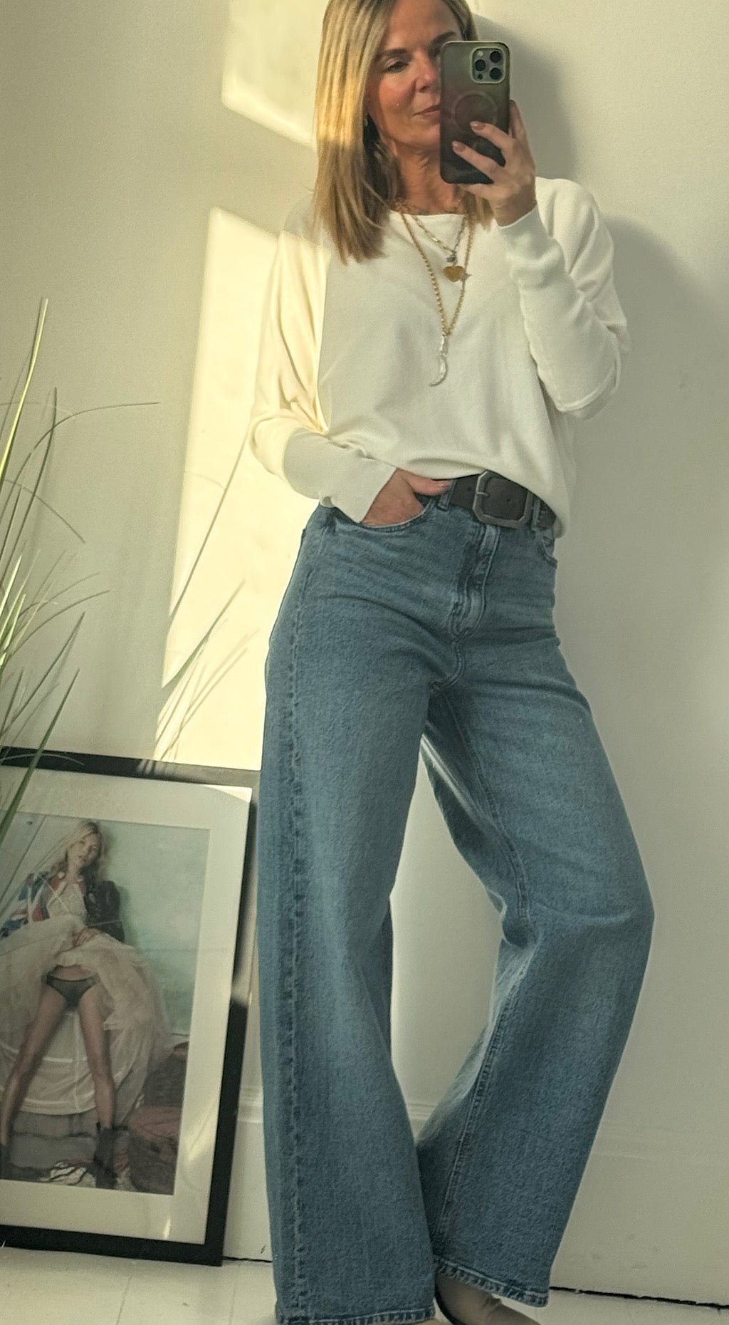 Kyra Wide Leg Jean