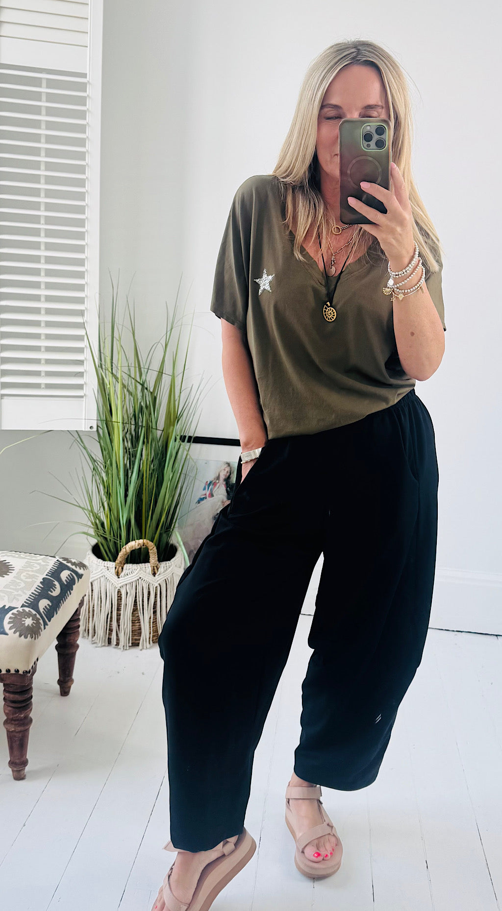 Cocoon pant black