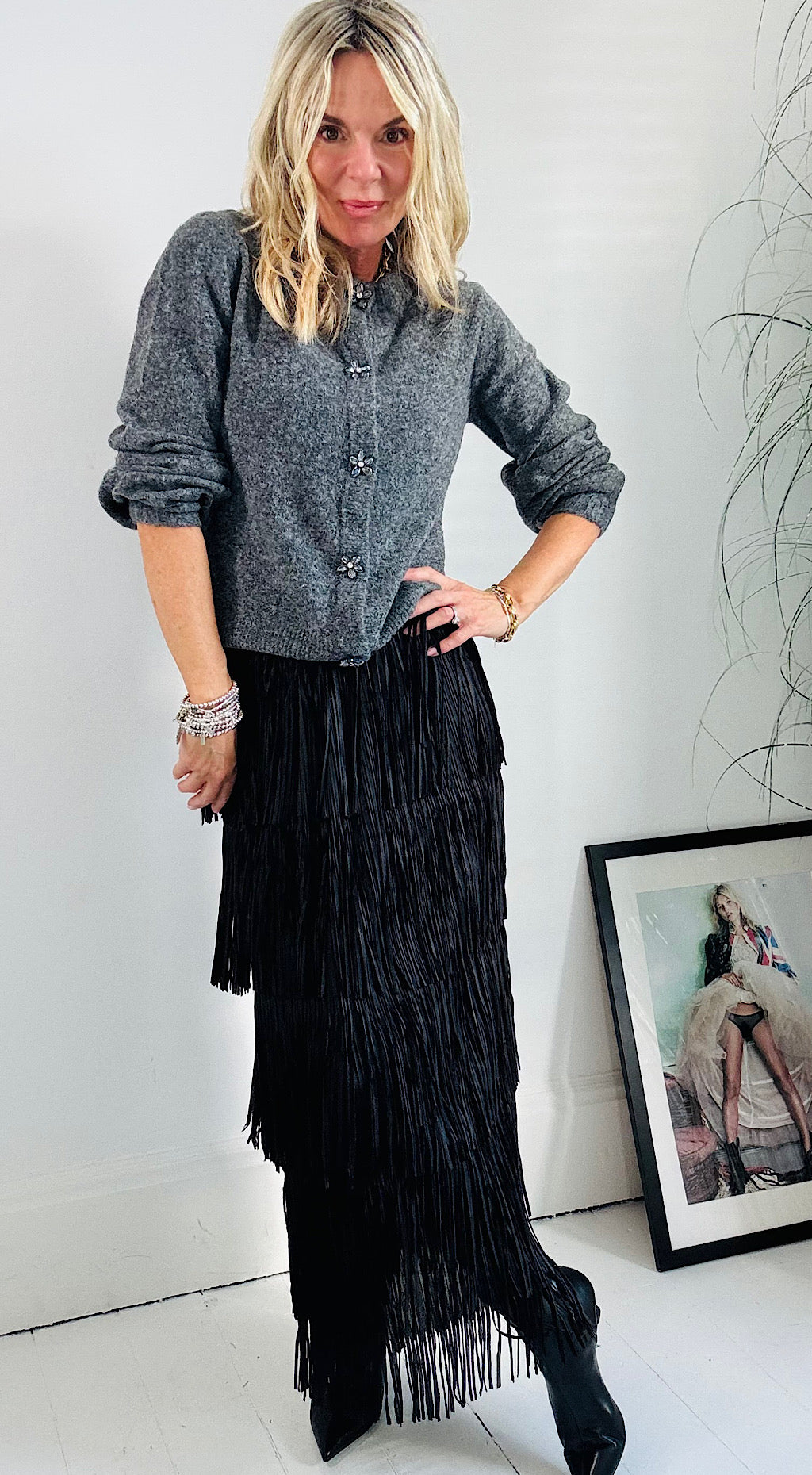 Gracie Tassel Skirt by Traffic People