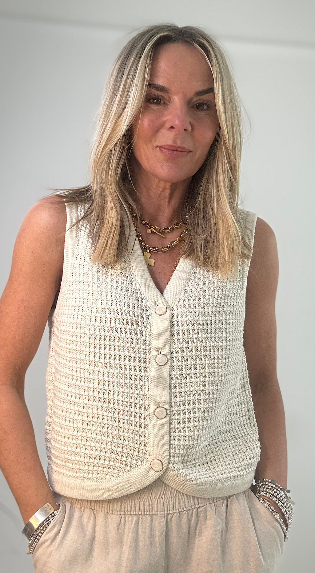 Danish knitted waistcoat