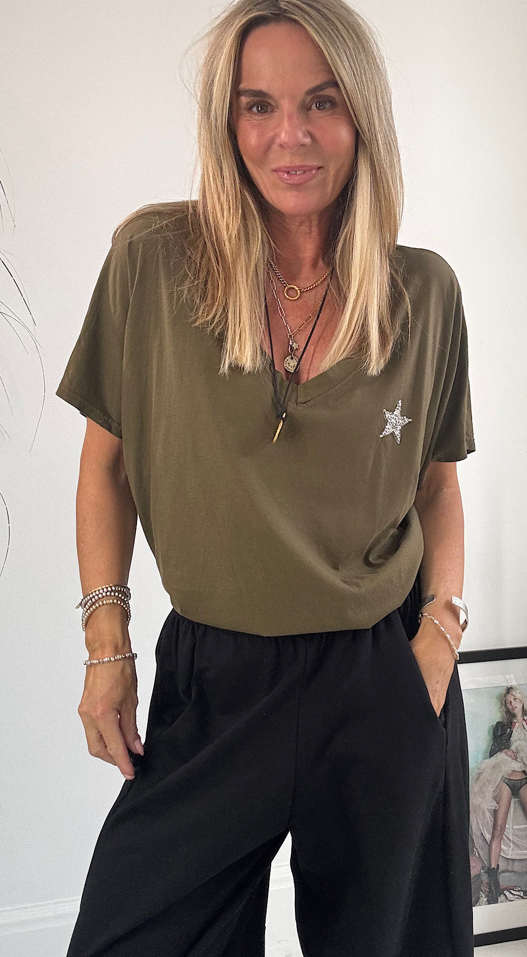 Star Tee - Khaki