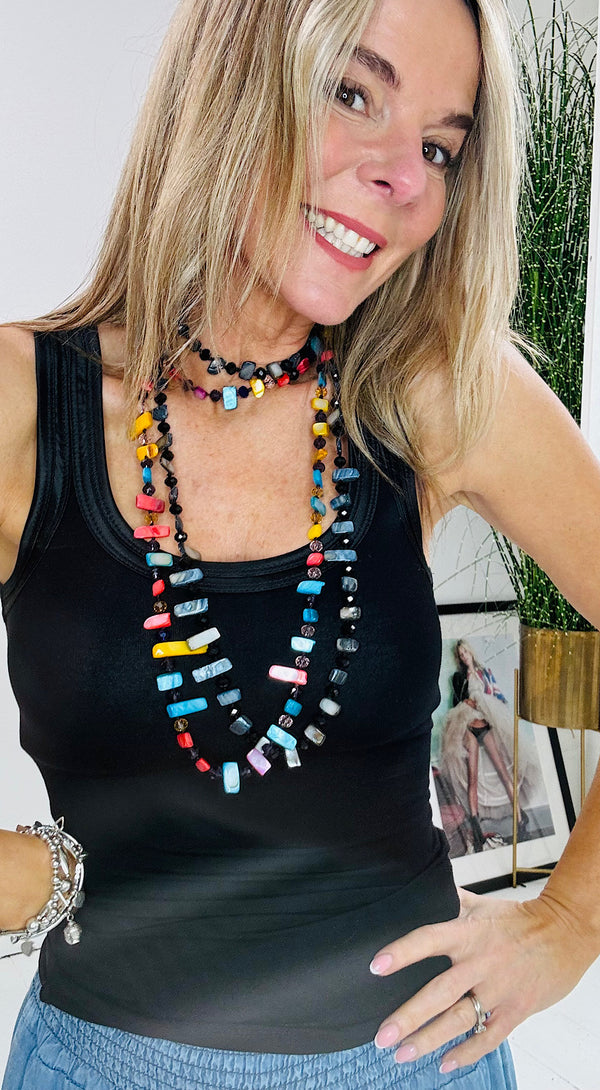 hippy chick Glass beads multi