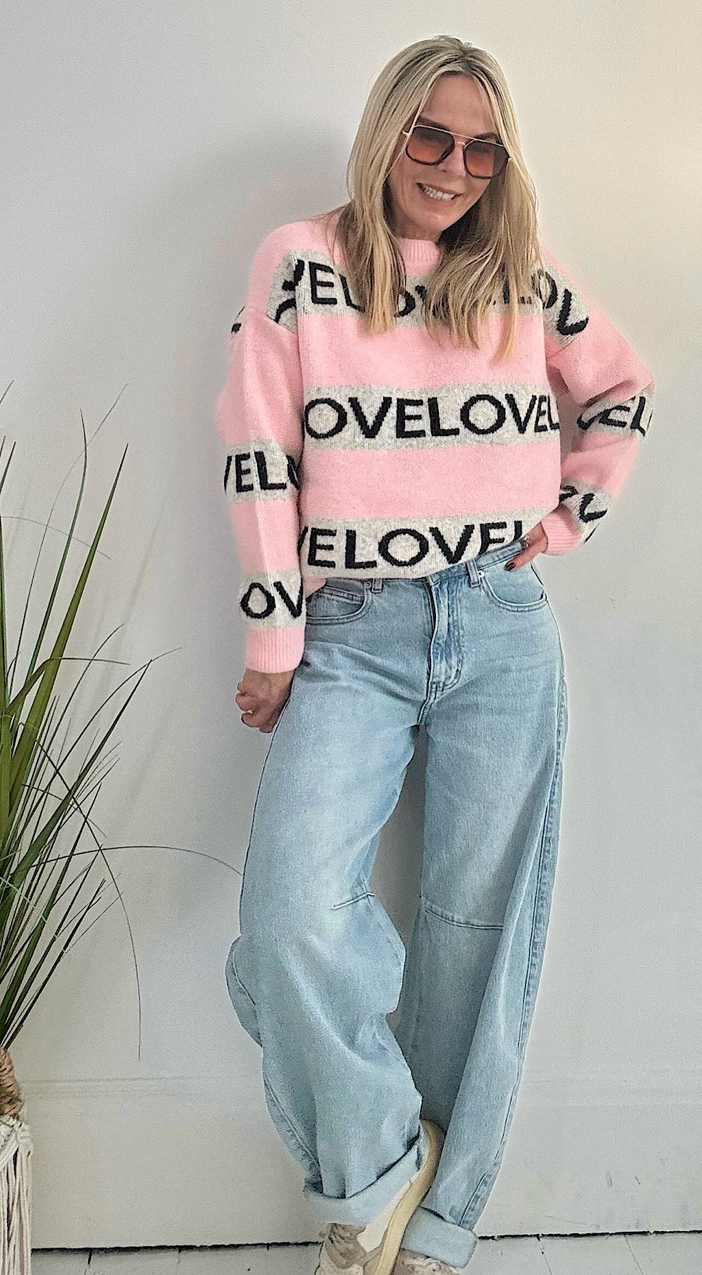 Love Knit - pale pink