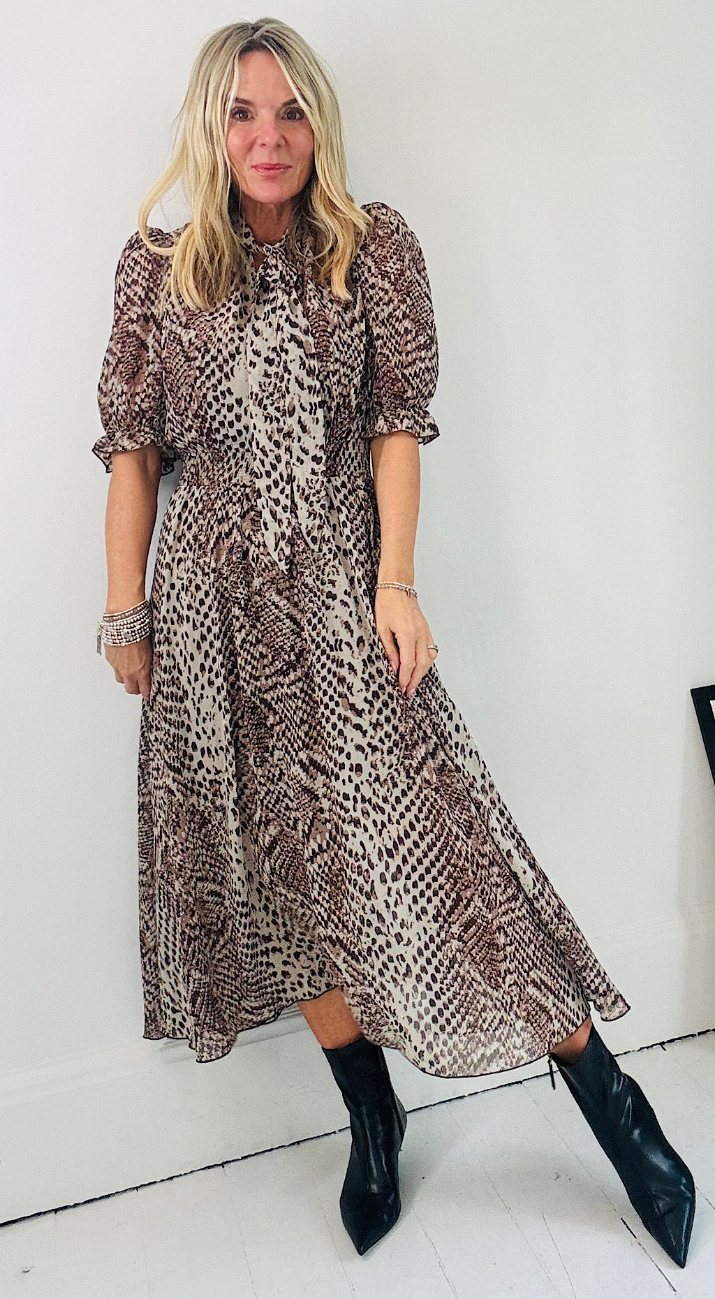 Stella Dress - Animal Print
