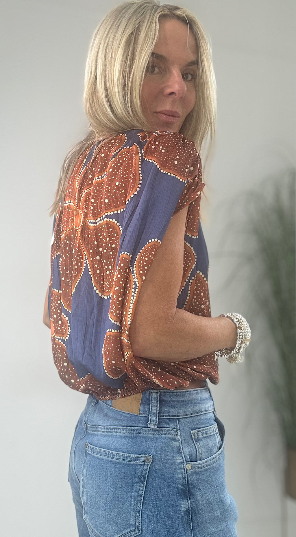 Full Bloom Whisper Top by Traffic People