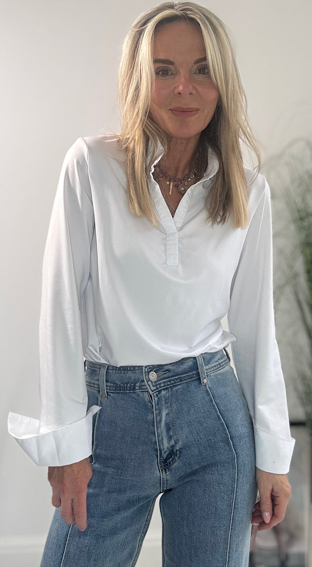 Layering Shirt - white