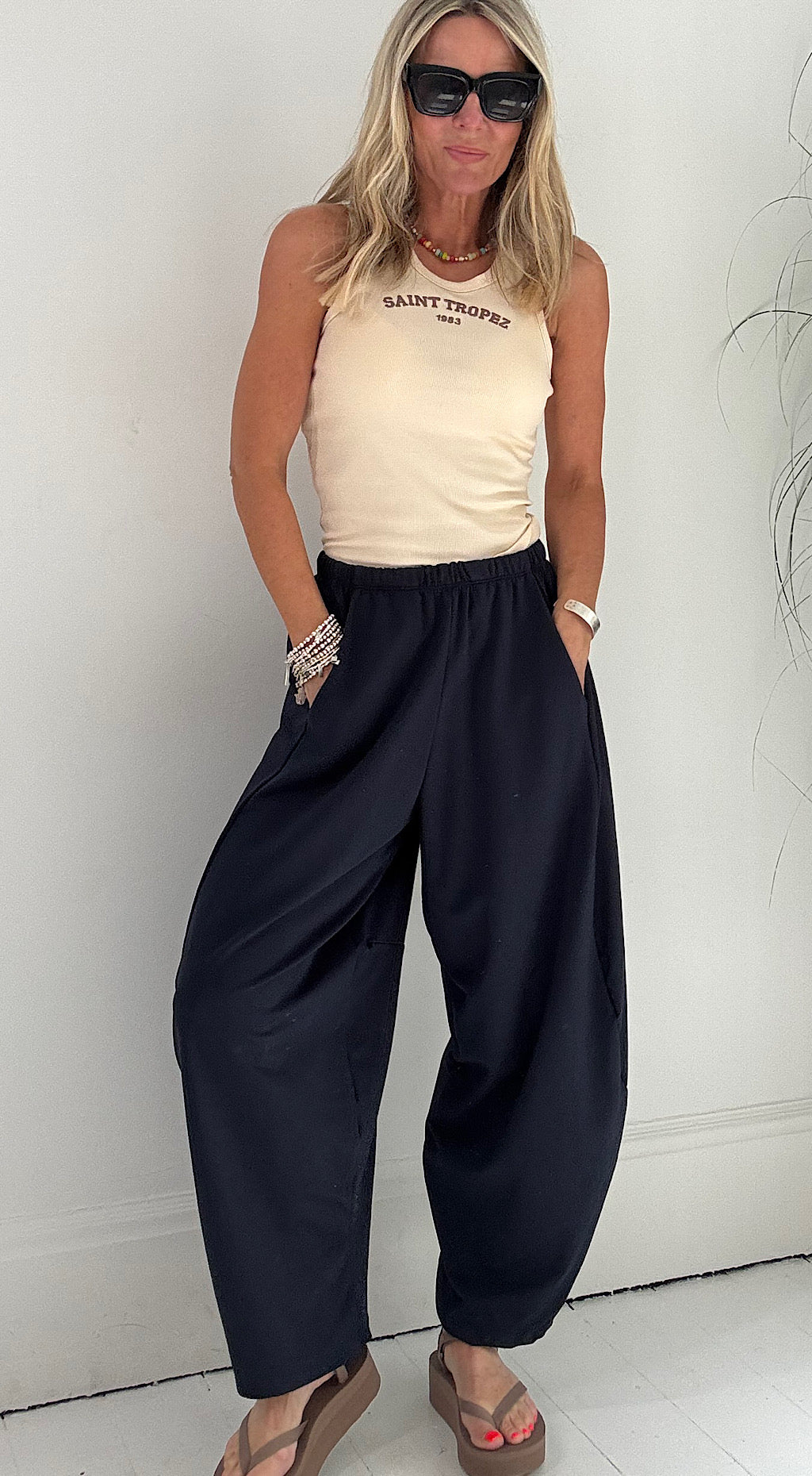 Cocoon Pant - navy