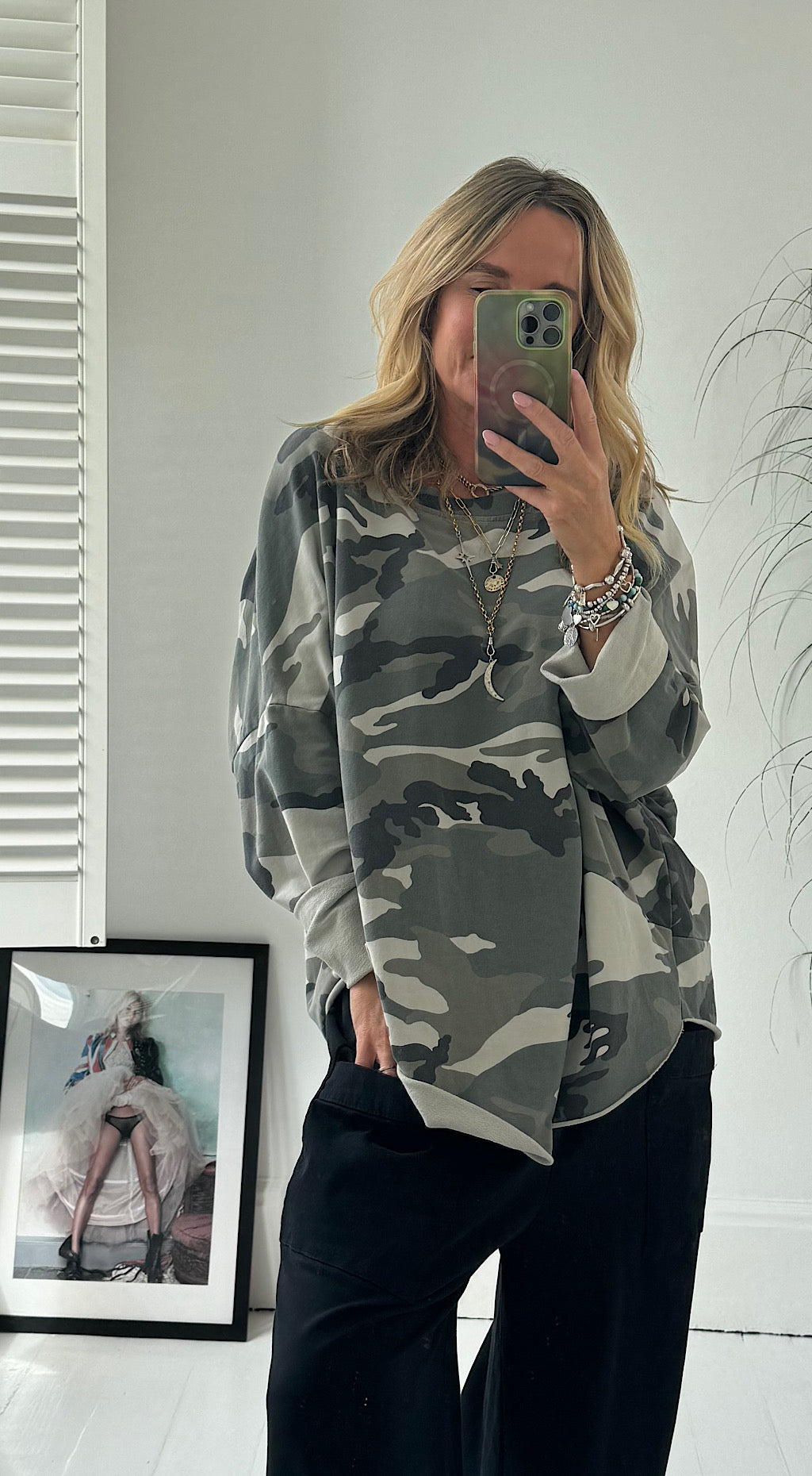 Camo Relaxed Sweat