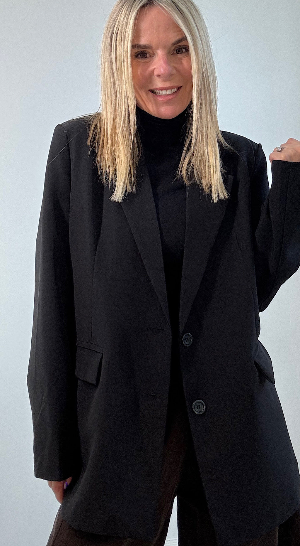 Classic Black Blazer