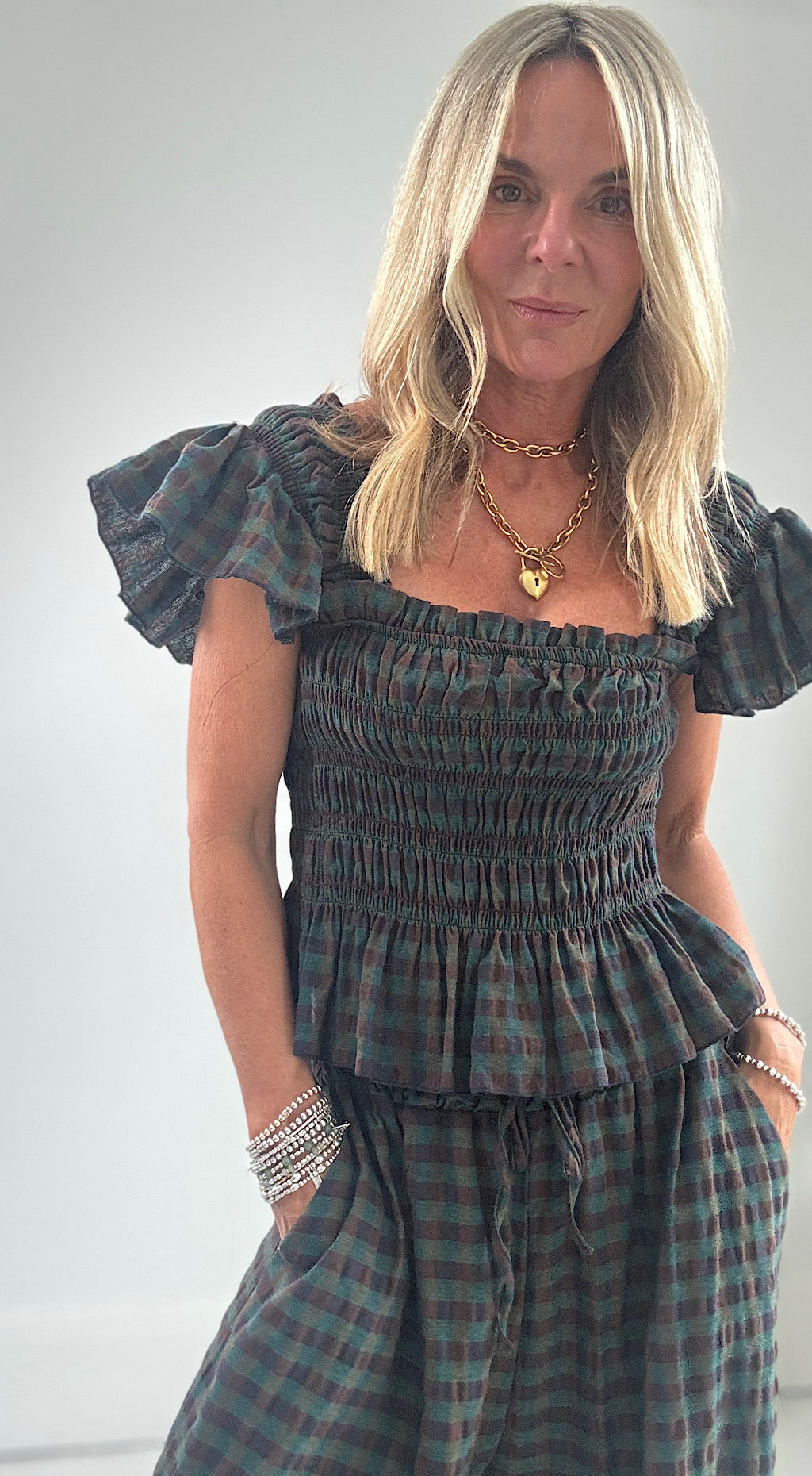 Gingham Gypsy Top