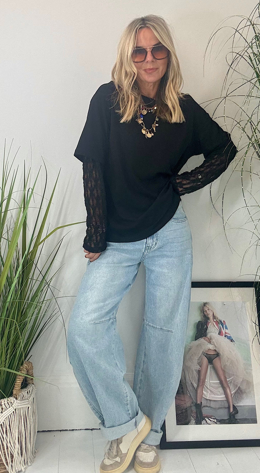 Laulia Balloon Jean - light Denim