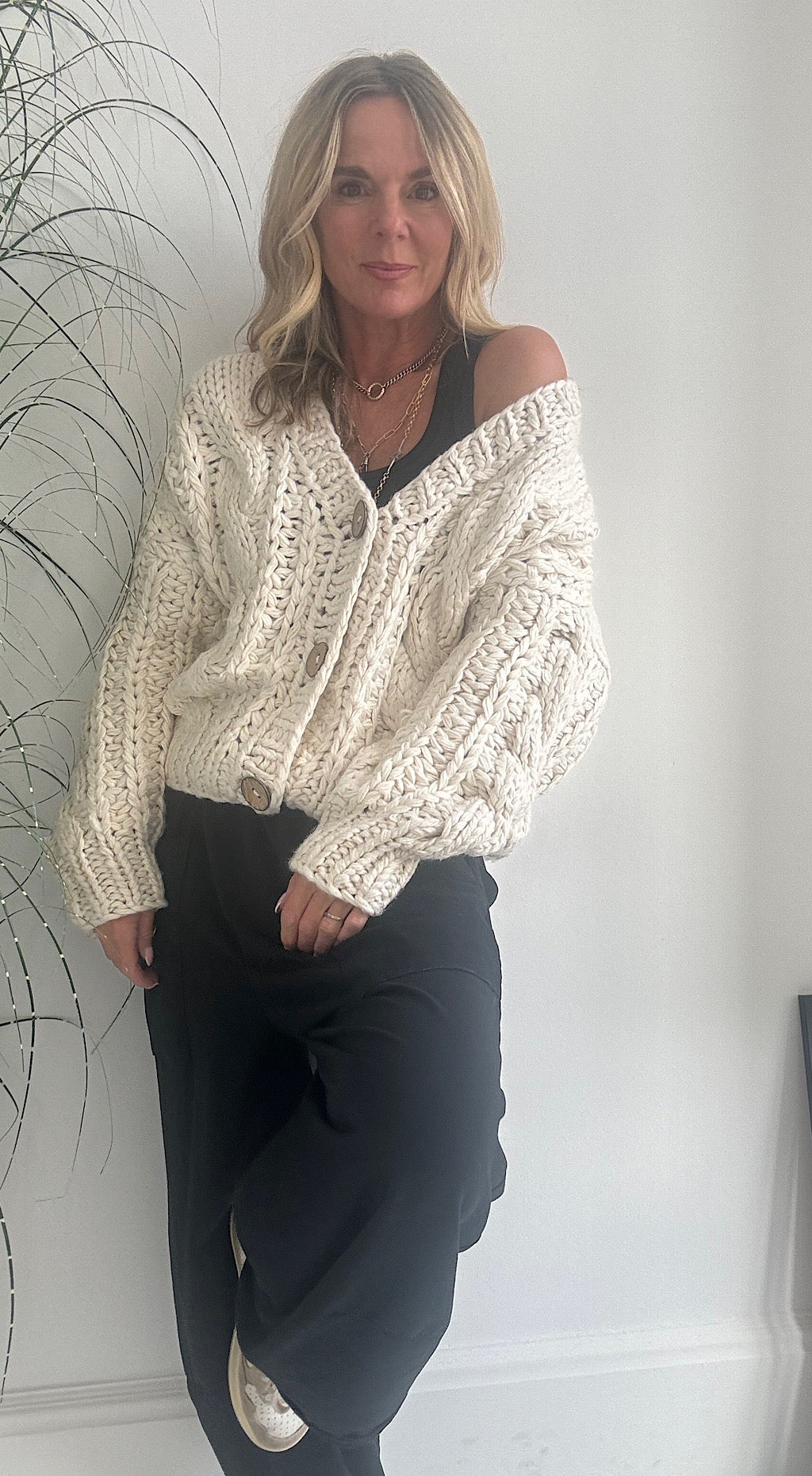 Found My Friend Cardigan Cream