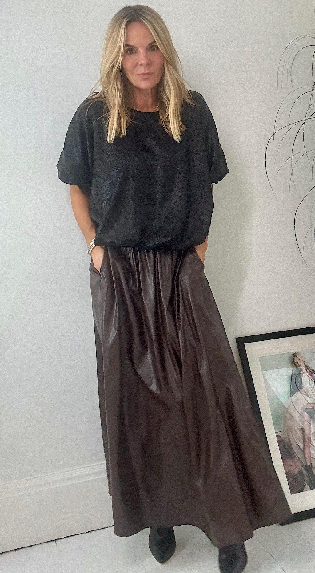 Blouson Textured Top