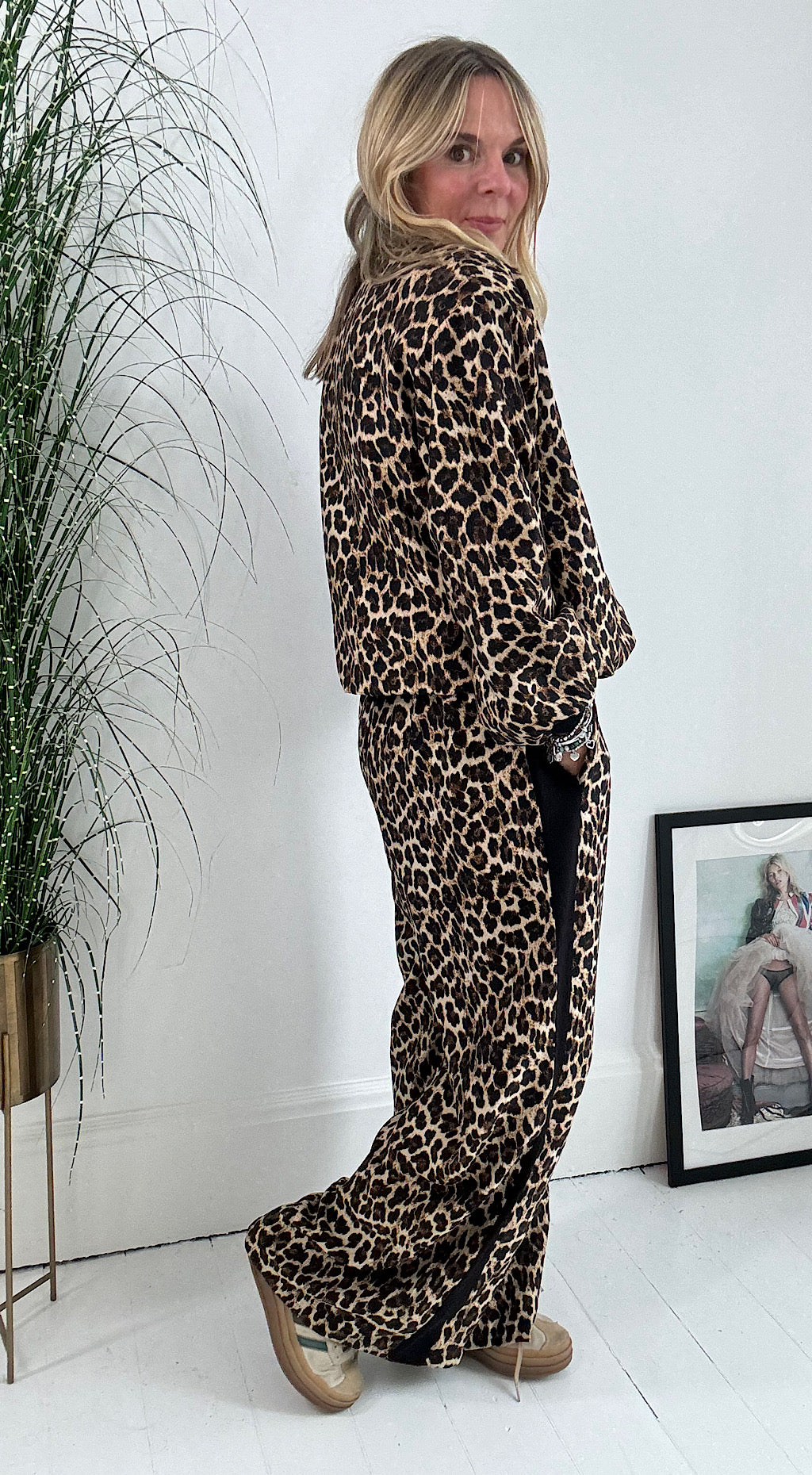 Animal Print Sport Suit