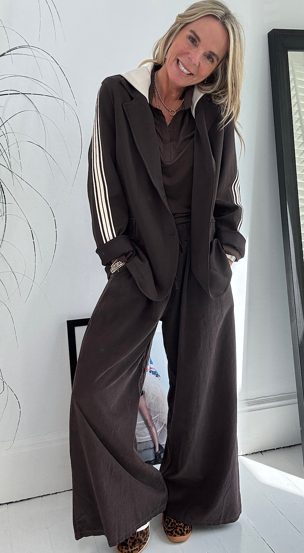 Scuba Hooded Blazer