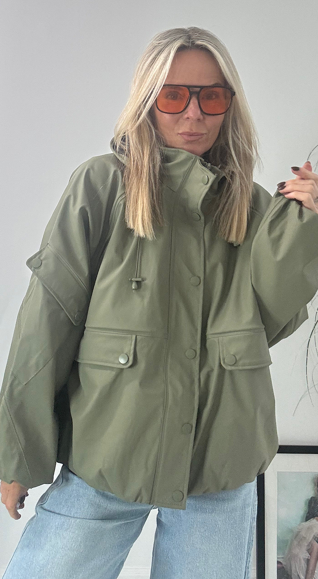 Tazo Wax Jacket - khaki