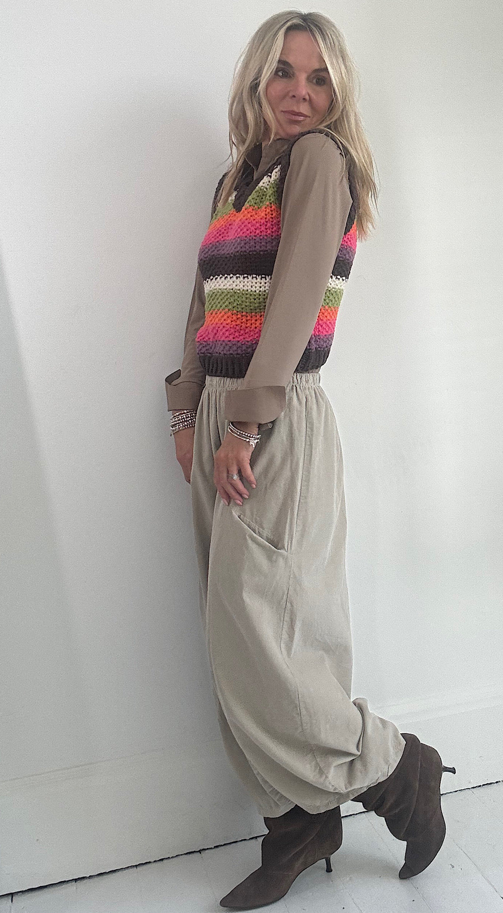 Rainbow Knitted Tank