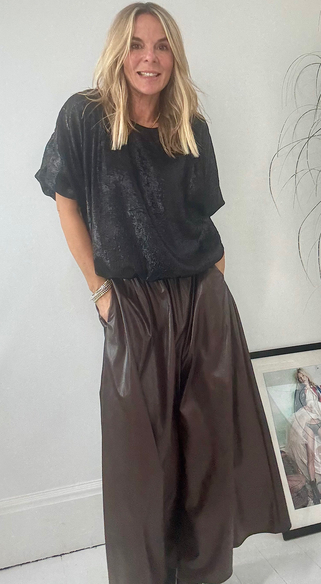 Blouson Textured Top