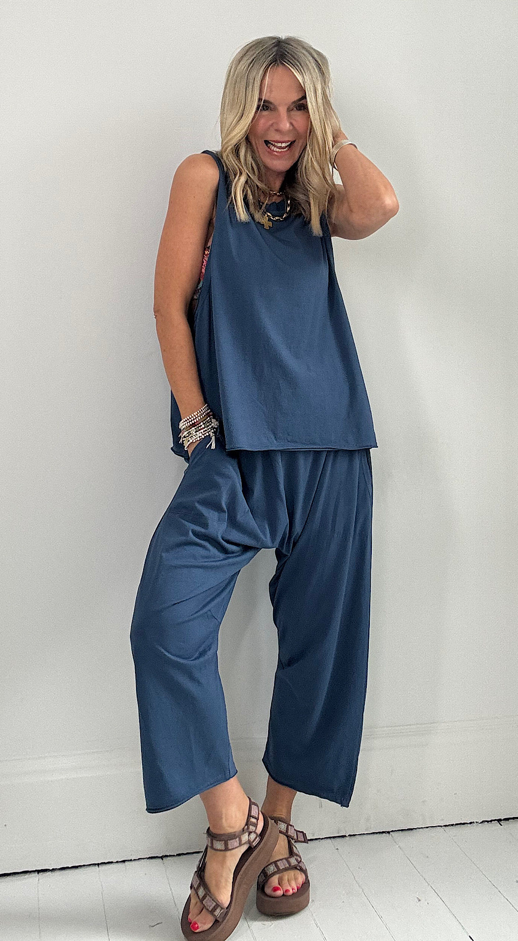 Free Spirit Co-ord - blue