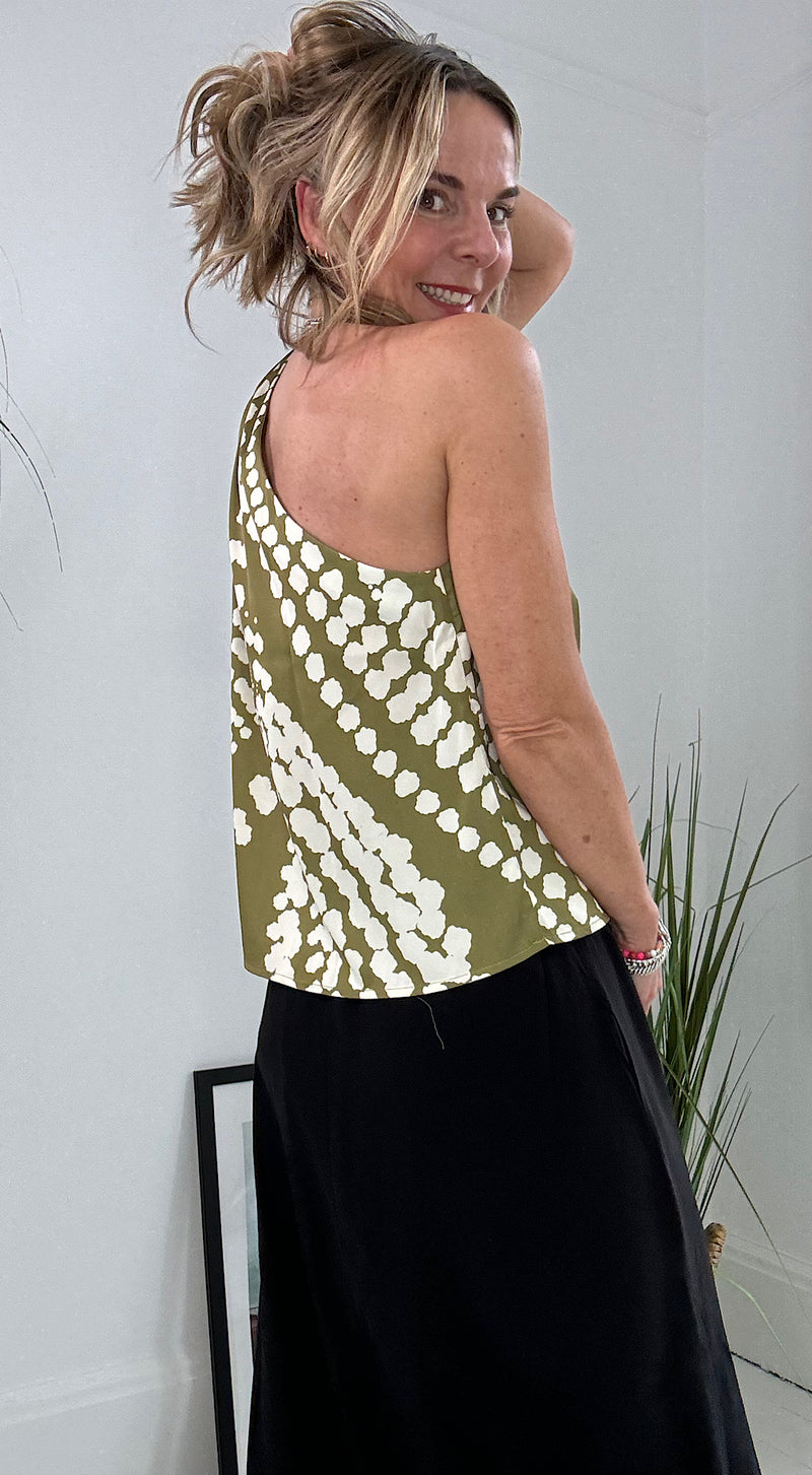 Lola Top in Olive by Traffic People