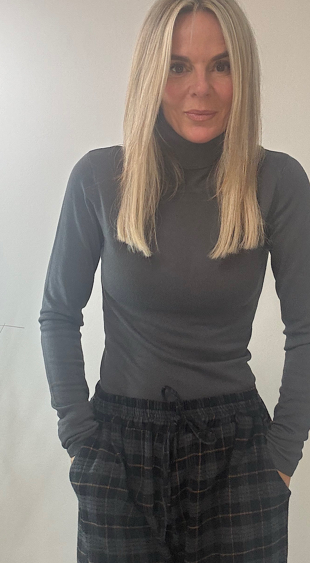 Mafa Polo Neck Charcoal