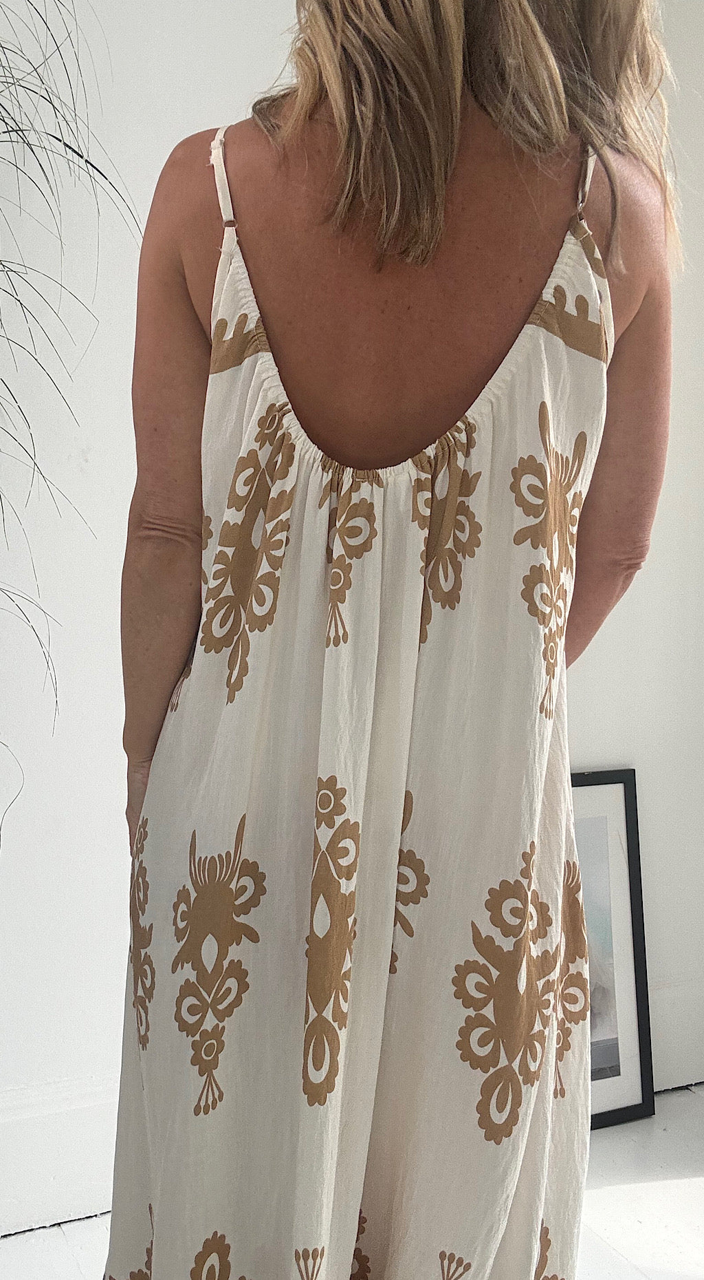 Golden Lagoon Maxi Dress