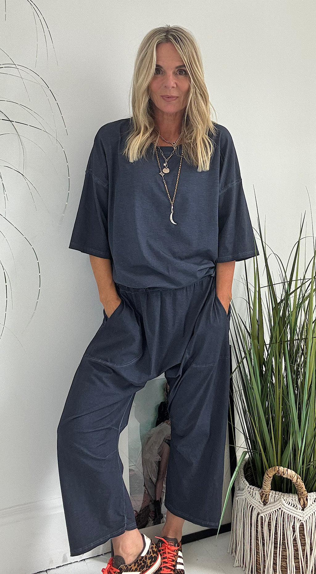 Free Spirit 2-Piece Washed Navy