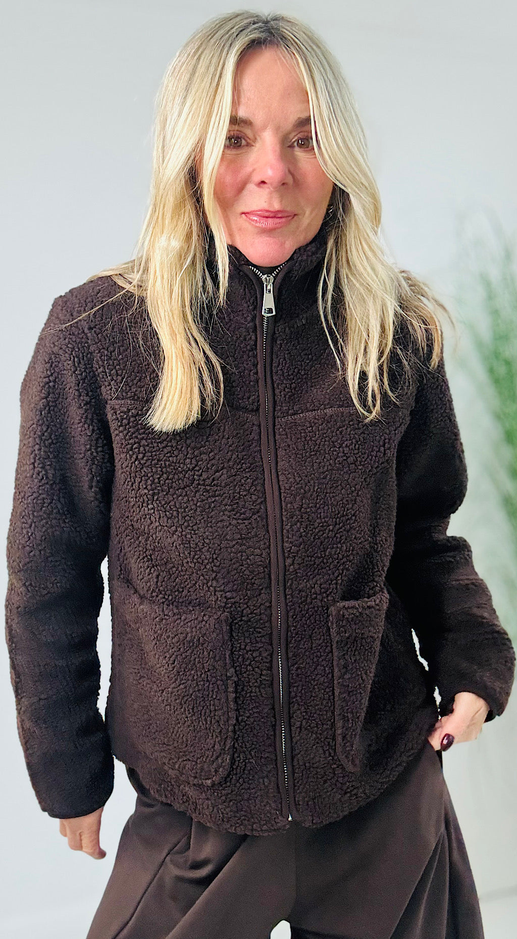 Alea Teddy Fleece - brown