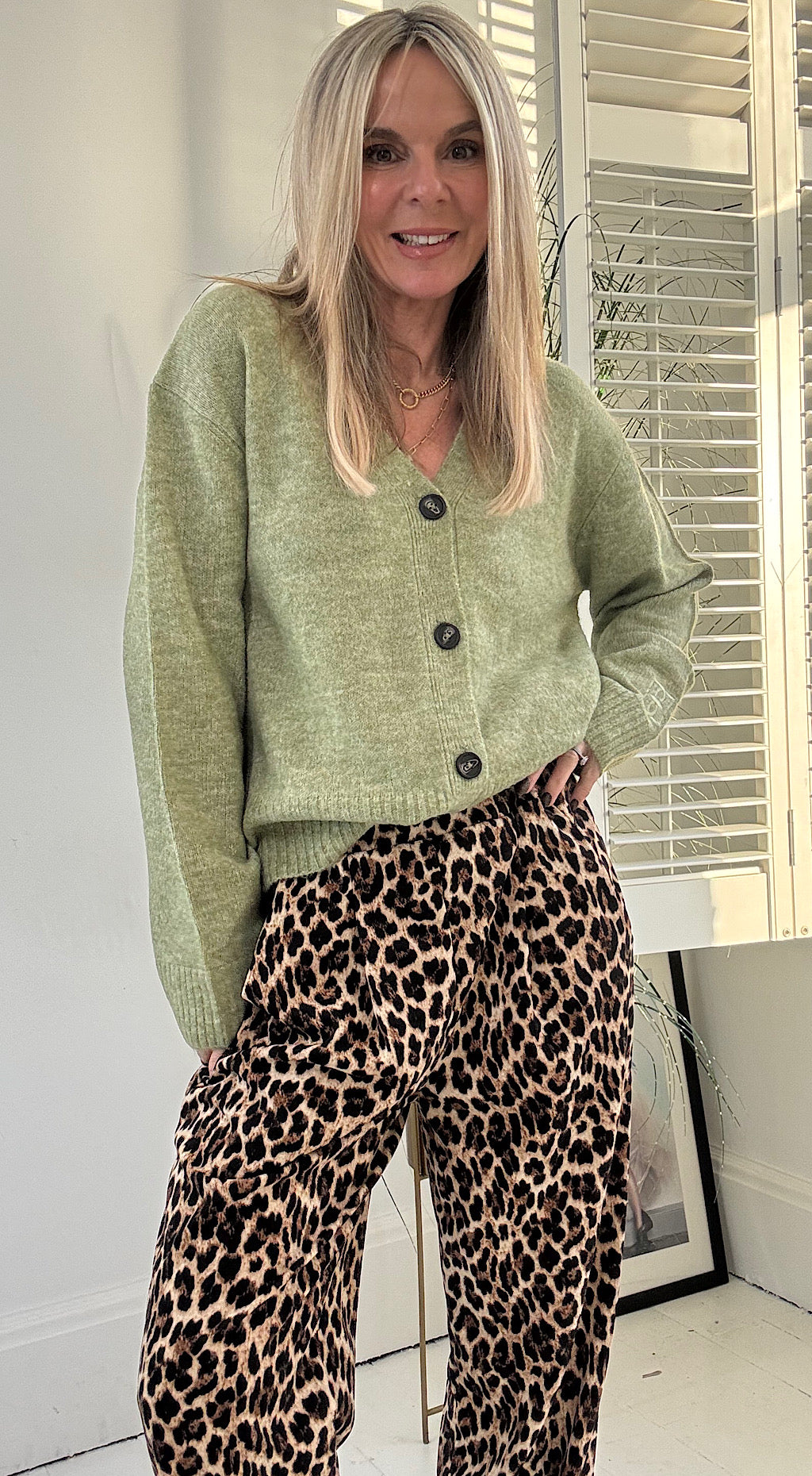 Baling Cardigan Green