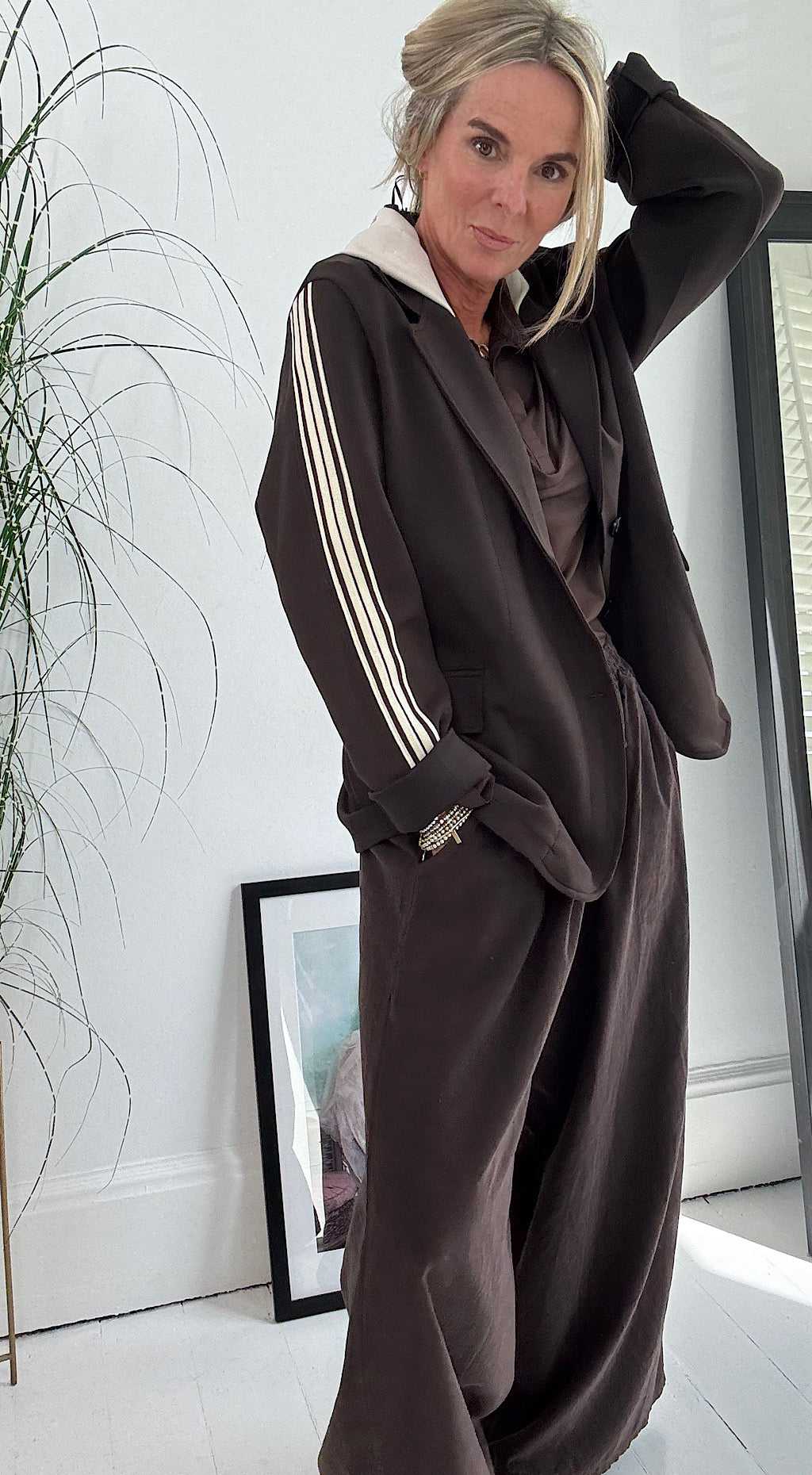 Scuba Hooded Blazer