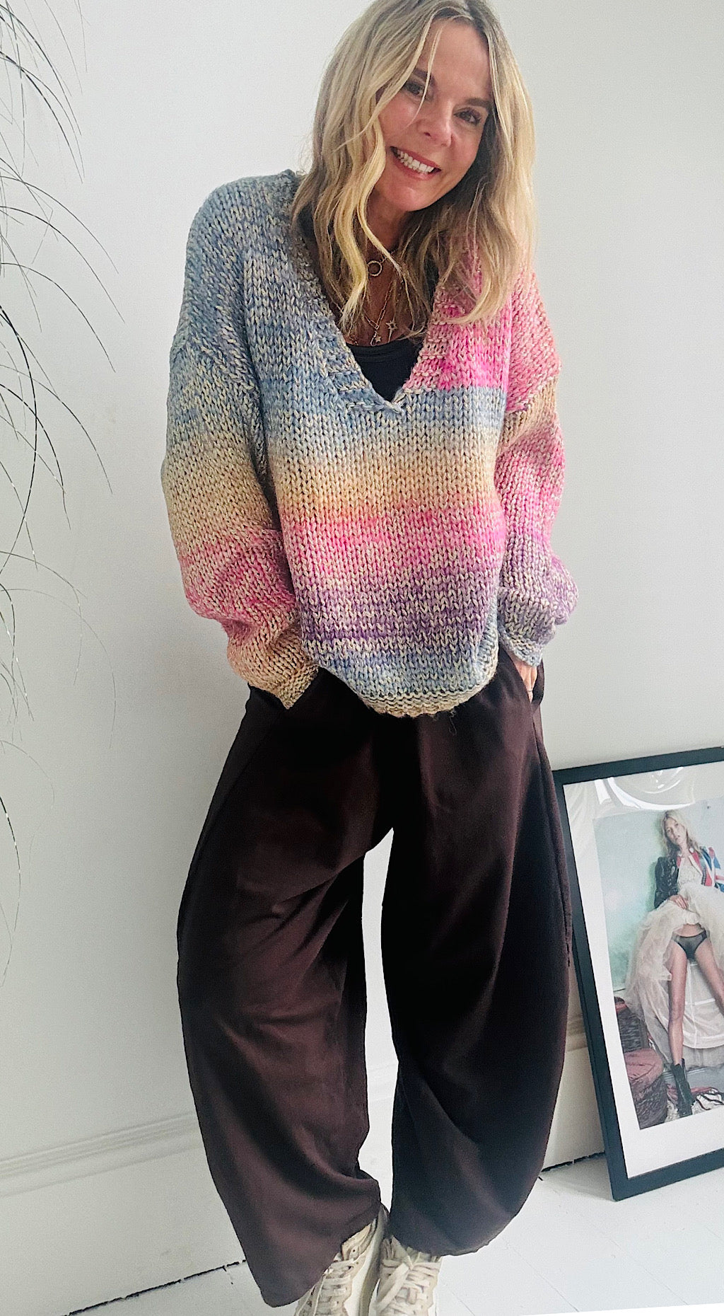 Golden Rainbow Knit