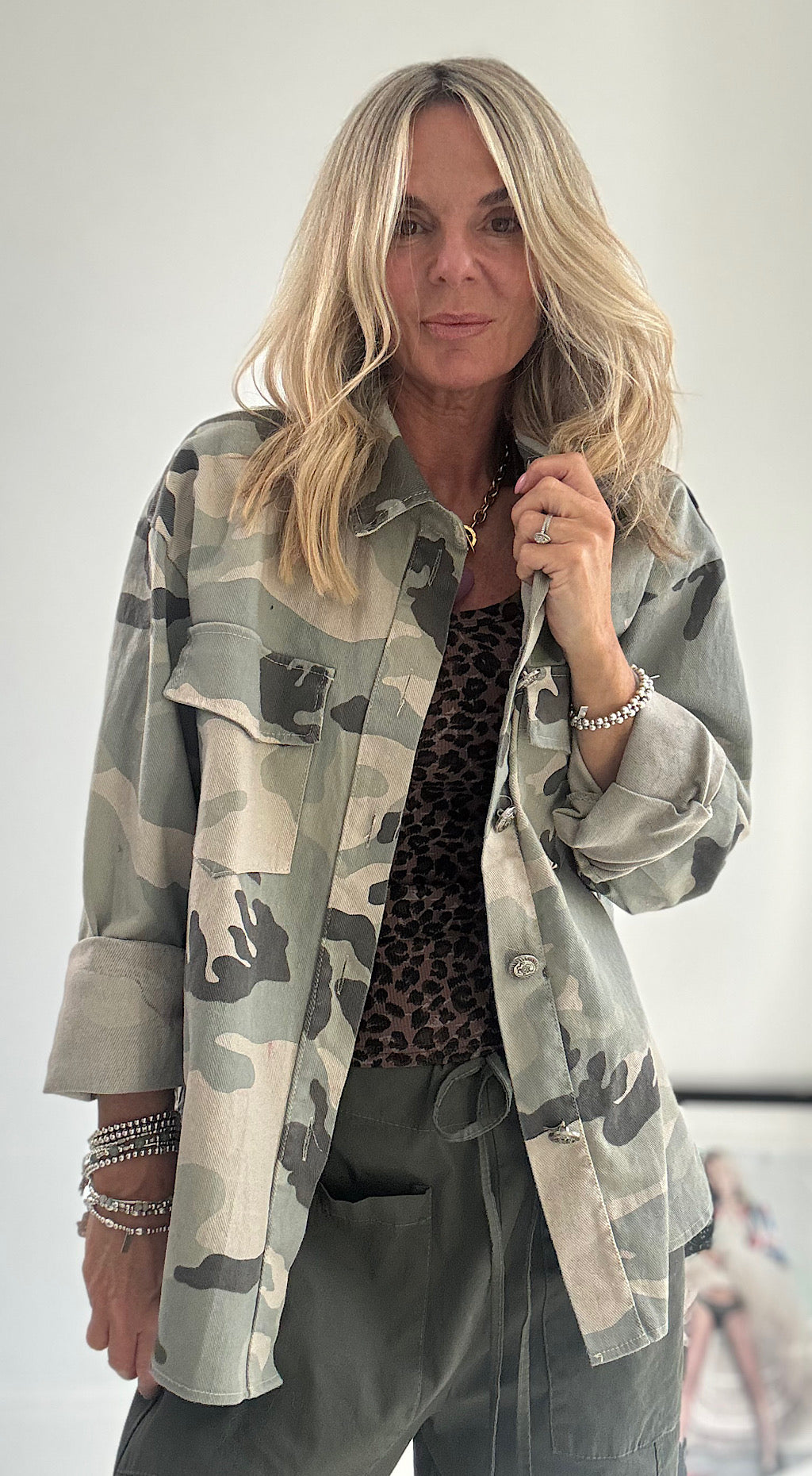 Camo Shacket