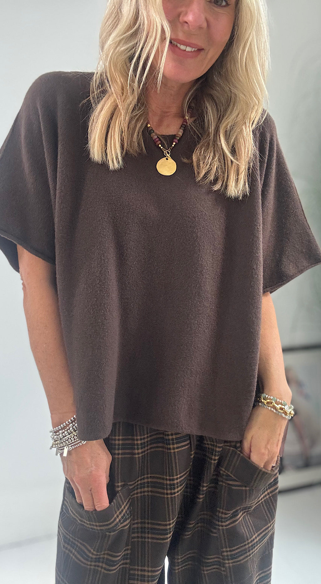 Batwing Knit - chocolate
