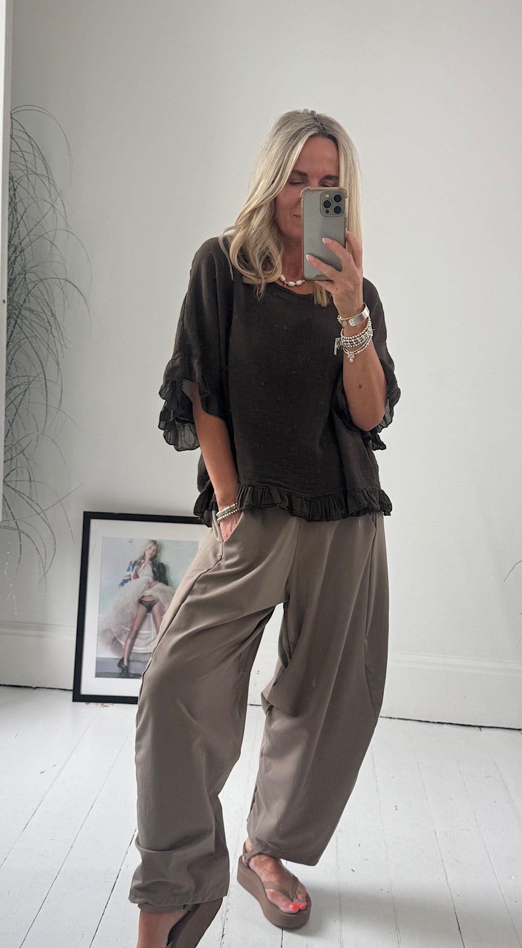 Cocoon Pant - mocha