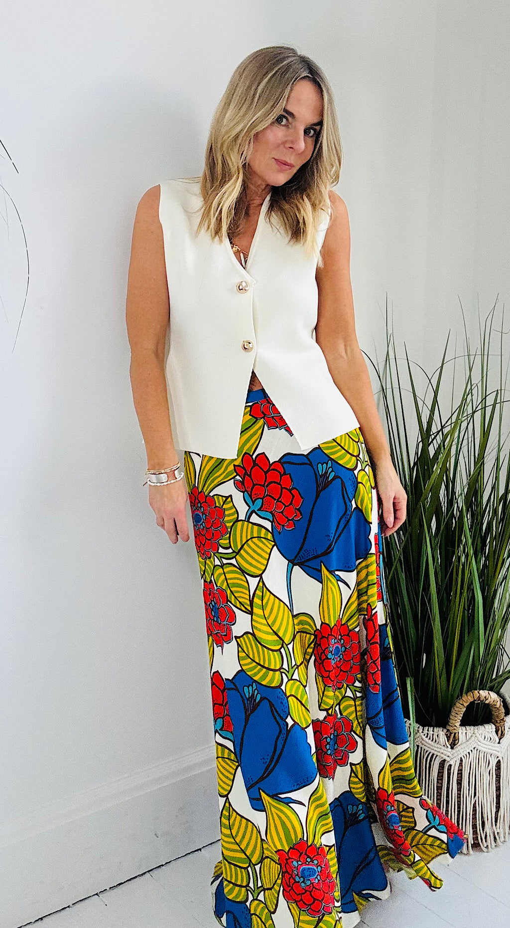 Sade skirt Eden print